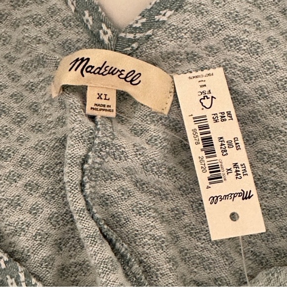 Madewell Peekaboo-Back Crop Top     NWT - Picture 7 of 10